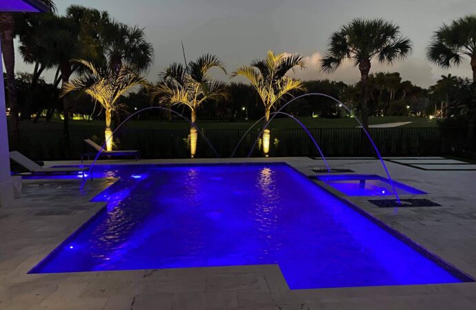 Pool Lighting-SoFlo Pool Decks and Pavers of Boynton Beach