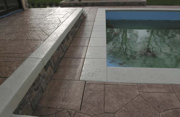 Pool Deck Stamped Concrete, SoFlo Pool Decks and Pavers of Boynton Beach