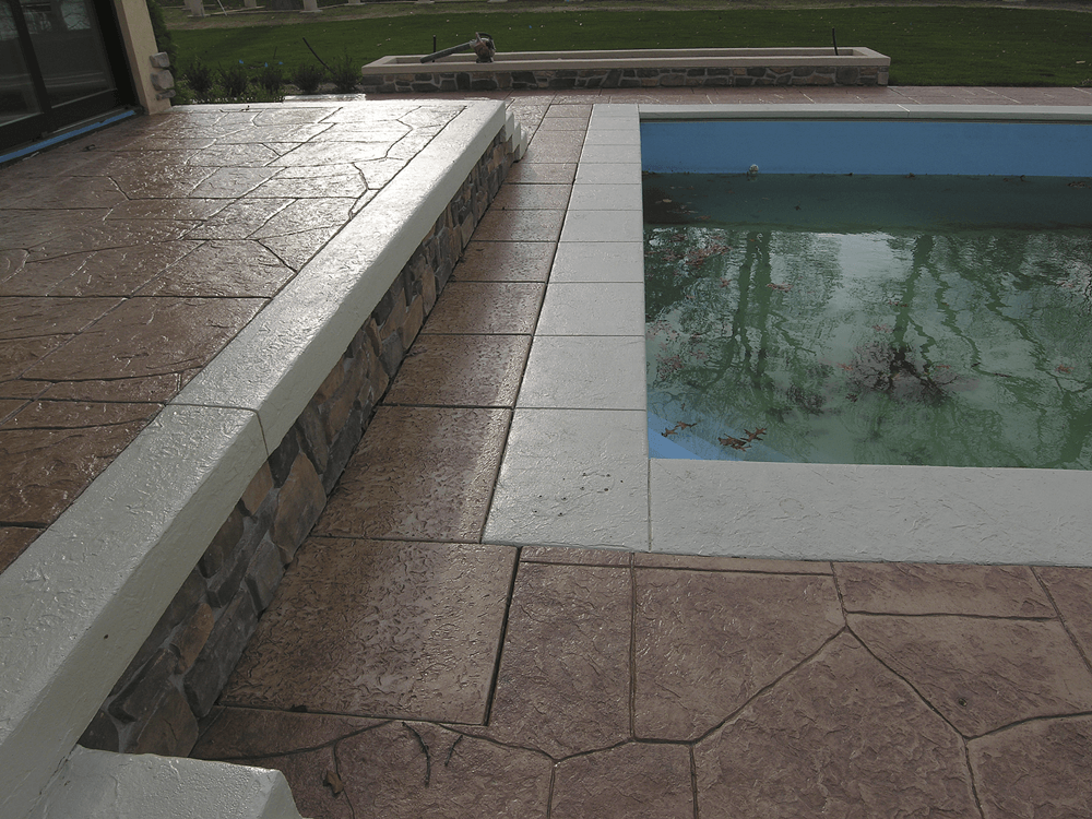 Pool Deck Stamped Concrete, SoFlo Pool Decks and Pavers of Boynton Beach
